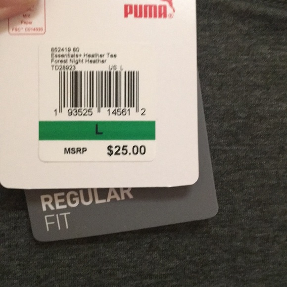 Puma Athletic/Athleisure Tee, Size L, NWT! - Picture 5 of 6